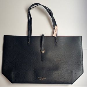 Victoria’s Secret Black Leather Bag